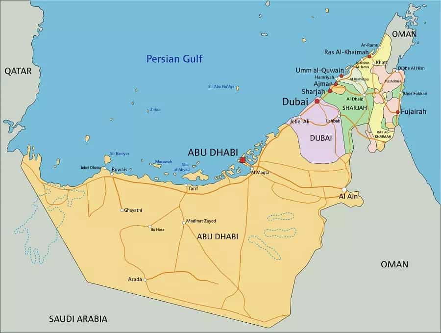 UAE Coverage Map