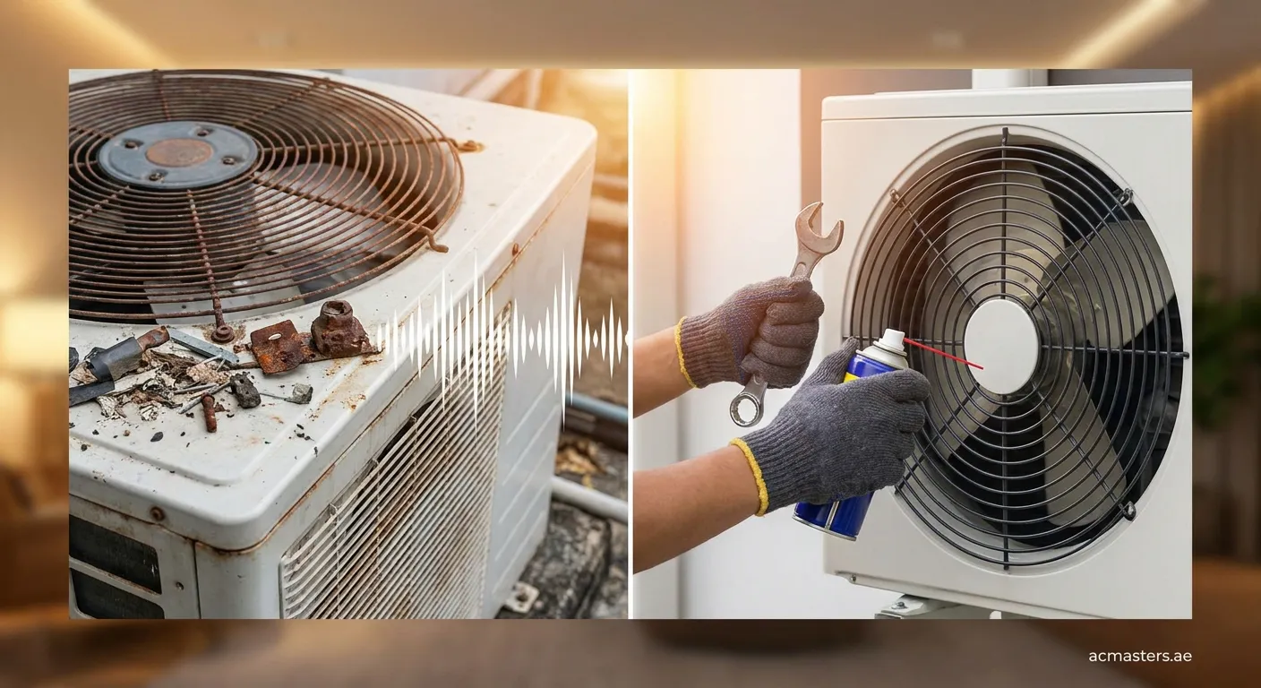 Air conditioner making squawking noise diagnostic
