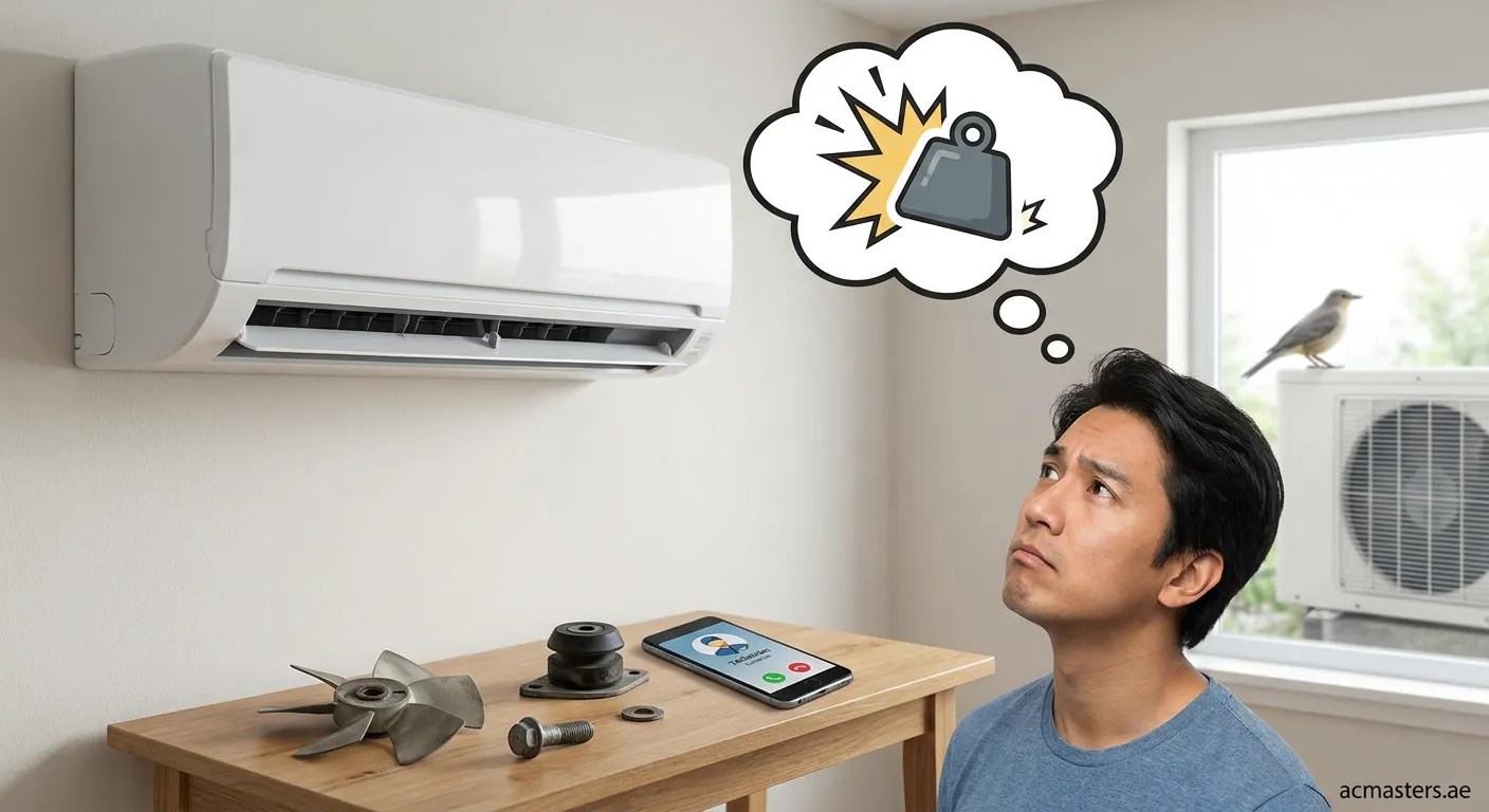 Air conditioner making thudding noise diagnosis