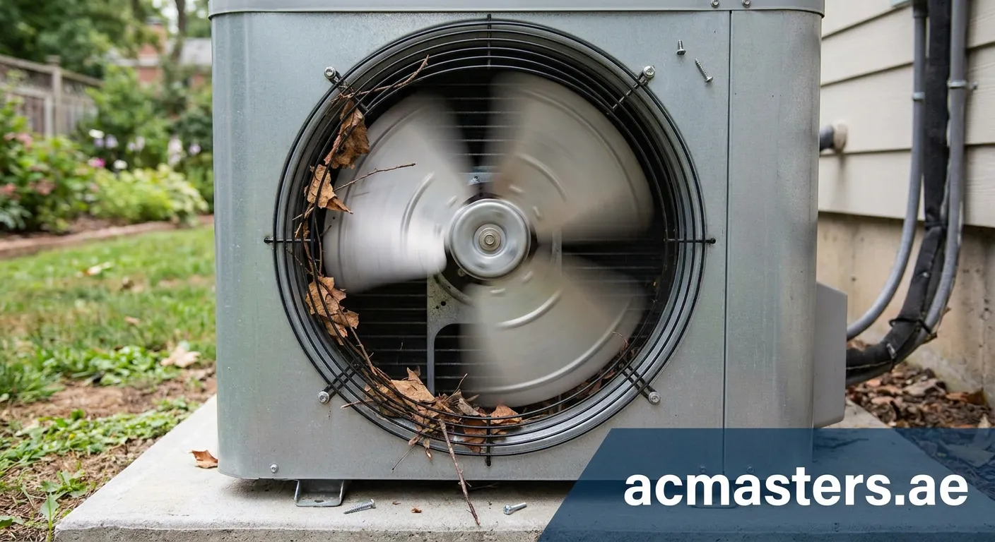 Air conditioner unit making chattering noise outdoors